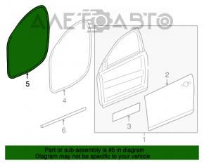 Уплотнитель дверного проема передний левый Chevrolet Cruze 11-15