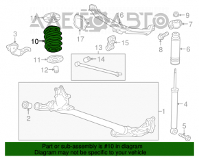Пружина задняя правая Chevrolet Cruze 11-15