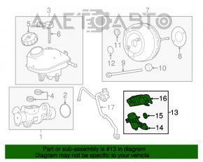 Pompa de vid Chevrolet Cruze 11-15 asamblată