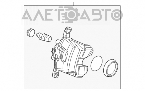 Суппорт передний правый Chevrolet Cruze 11-15 R15