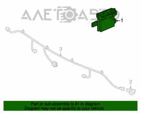 Blocul de control al sistemului de parcare Chevrolet Cruze 11-15