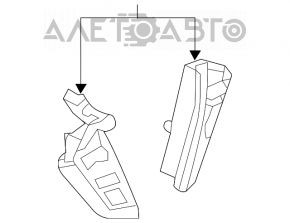 Butonul de control de pe volanul stâng al Nissan Versa Note 13-19