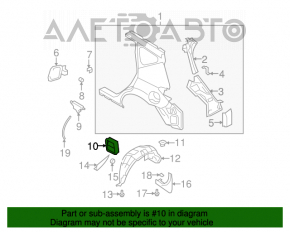 Grila de ventilatie stanga Nissan Murano z51 09-14