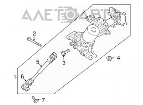 Bară de direcție pentru Nissan Versa Note 13-19