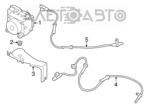 ABS АБС Nissan Versa 12-19 usa АКПП