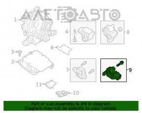 Senzor airbag usa dreapta Nissan Versa Note 13-19