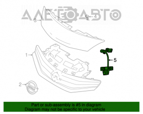 Camera frontală Nissan Versa Note 13-19