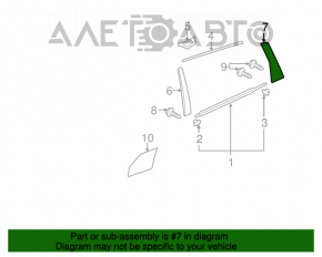 Capac usa laterala dreapta spate pentru Acura MDX 07-13