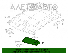 Capota stângă Dodge Charger 15-20 neagră, fără cârlig.