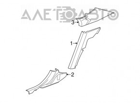 Capac spate dreapta Dodge Charger 11- negru