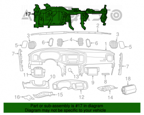 Tubul de evacuare a torpedo-ului pentru Dodge Charger 15-20, întărire.