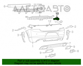 Senzor de parcare spate pentru Dodge Charger 15-20 restul