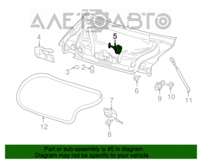 Capacul portbagajului Dodge Charger 11-