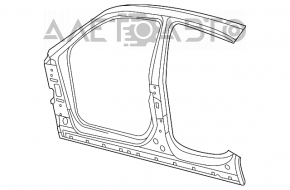 Стойка кузова центральная правая Dodge Charger 11- отпилена