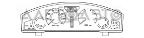 Panoul de instrumente al Dodge Charger 15-20 restilizat la 140 mph