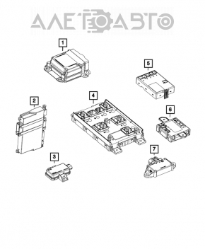 Body Control Module Dodge Charger 15-20 рест