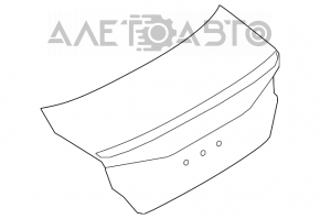 Capac portbagaj Nissan Altima 19- albastru RAY, cleme