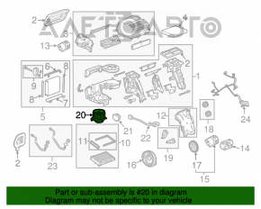 Motorul ventilatorului de încălzire pentru Chevrolet Malibu 13-15