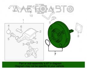 Amplificator de vidare Nissan Versa 12-19 SUA