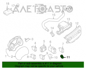 Butonul de start-stop pentru Nissan Sentra 13-19