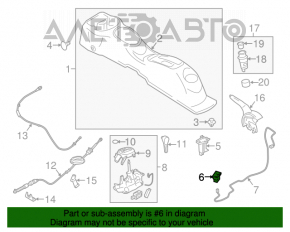 Hub USB Nissan Sentra 13-19