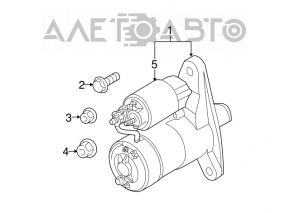 Стартер Nissan Versa Note 13-19 1.6