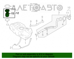 Pompă de combustibil pentru Nissan Versa Note 13-19