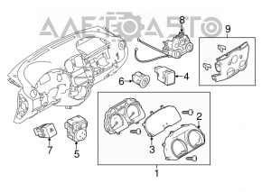 Panoul de instrumente Nissan Versa Note 13-19