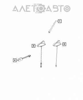 Antena de ștap Fiat 500 12-19