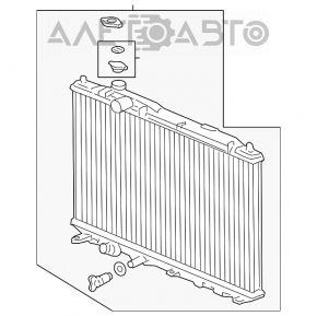 Radiator de apă de răcire Acura ILX 13-15