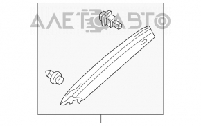 Capacul suportului frontal dreapta superioara pentru Acura ILX 13-18, bej.