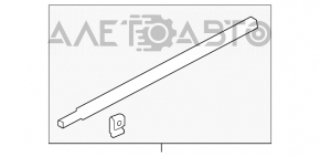 Ușă-sticlă turnare central spate dreapta Acura TLX 15 - nou original OEM