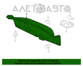 Capacul portbagajului Acura TLX 15-