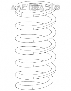 Пружина задняя левая Acura TLX 15- 2.4