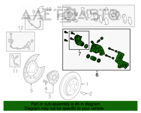 Suport spate dreapta Acura TLX 15-