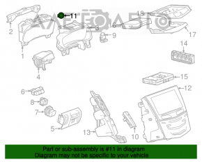 Кнопка start\stop Cadillac CTS 14-