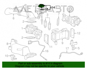 MAP sensor Cadillac CTS 14- rwd 2.0т