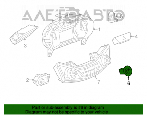 Кнопка start\stop Chevrolet Cruze 16-