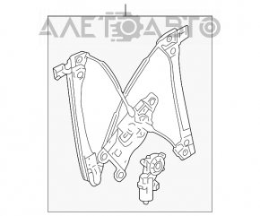 Стеклоподъемник с мотором передний левый Chevrolet Equinox 10-17
