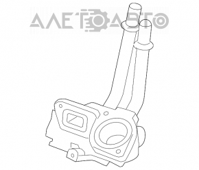 Corpul termostatului Chevrolet Equinox 10-17 2.4