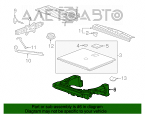 Пенопласт под инструмент Chevrolet Equinox 10-17