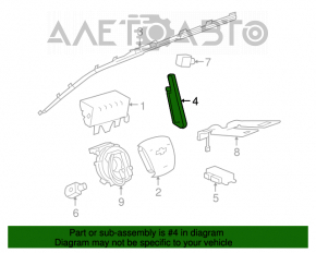 Подушка безопасности airbag сидения правого Chevrolet Equinox 10-17
