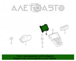 Monitorul, afișajul Chevrolet Equinox 10-15, este disponibil