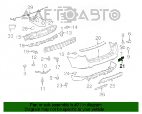 Reflector spate dreapta Chevrolet Equinox 10-17