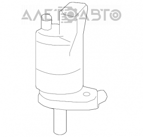 Motorul stropitorului de parbriz GMC Terrain 10-17