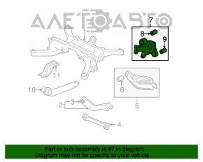 Capacul spate dreapta Chevrolet Equinox 10-17