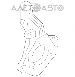 Capacul frontal stânga Chevrolet Equinox 10-17