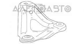 Capacul de bara fata stanga pentru Chevrolet Equinox 10-17.