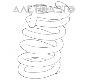 Пружина задняя правая Chevrolet Equinox 10-17 2.4