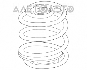 Arcul elicoidal frontal stânga pentru GMC Terrain 10-17